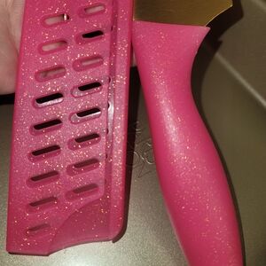 Pink and Gold Kitchen Knife with S
